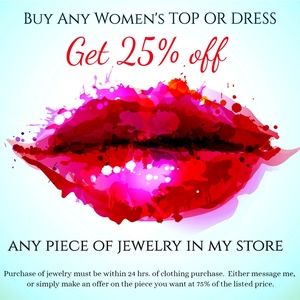 25% off any piece of jewelry with qualifying purch